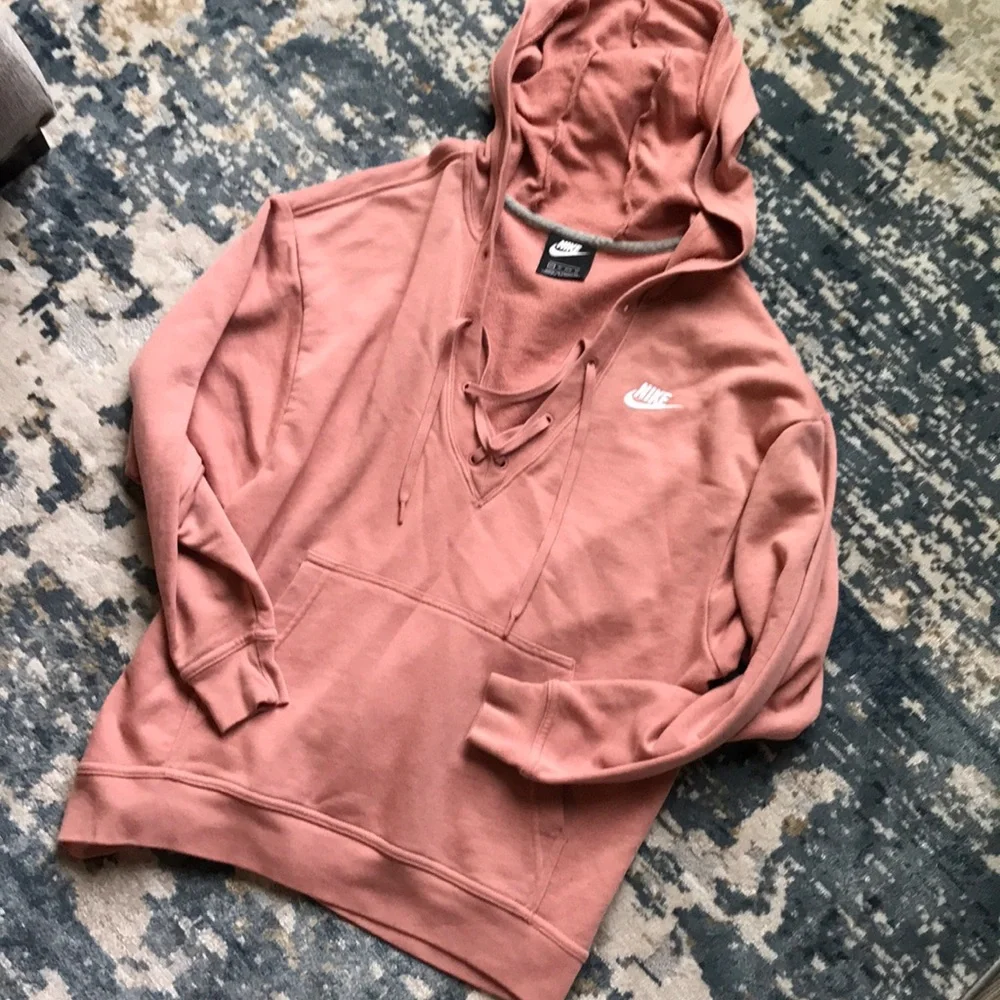 Nike Active Club Lace-Up Hoodie, worn twice
